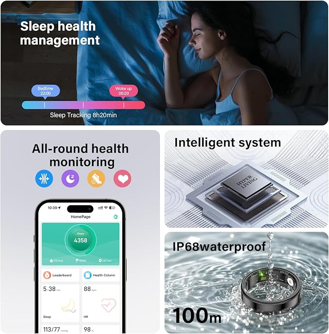 Health & Fitness Tracking Smart Ring