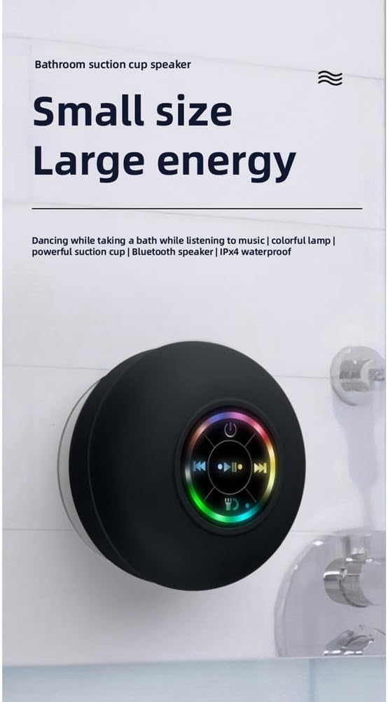 Waterproof Suction Bluetooth Speaker